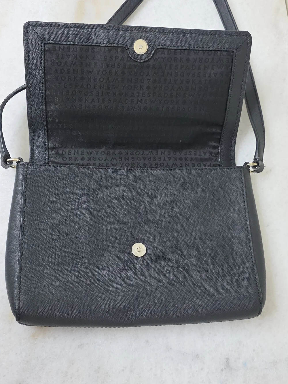 Kate Spade Cove Street Dody Black Leather Crossbody Bag